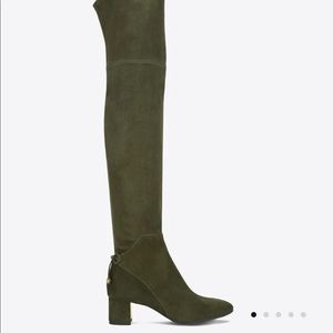 Tory Burch LAILA SUEDE OVER-THE-KNEE BOOT 7